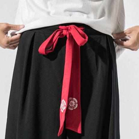 Neo Samurai Wide Leg Pants-Neo Dynasty - Dynasty Clothing MMA