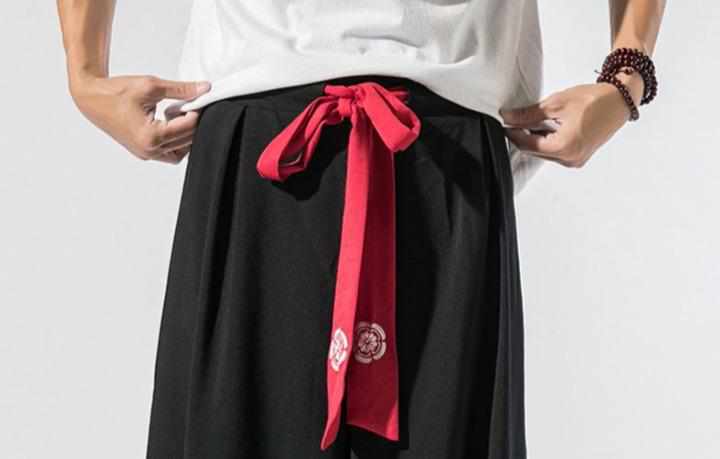 Neo Samurai Wide Leg Pants-Neo Dynasty - Dynasty Clothing MMA