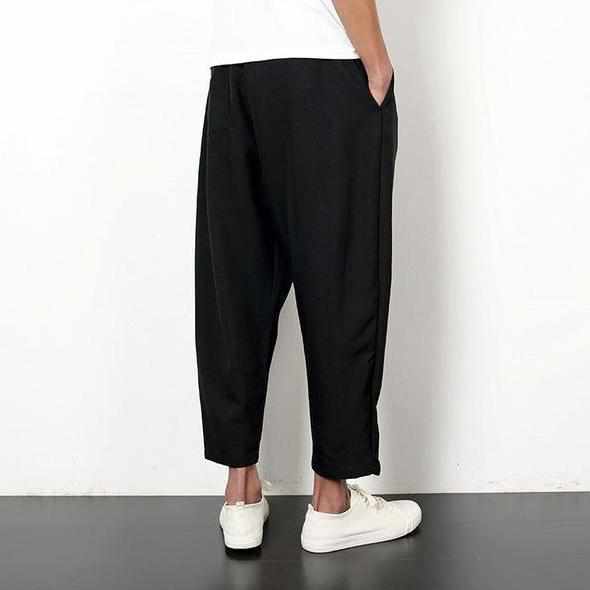 Neo Zen Casual Knitted Ankle Length Pants-Neo Dynasty - Dynasty Clothing MMA