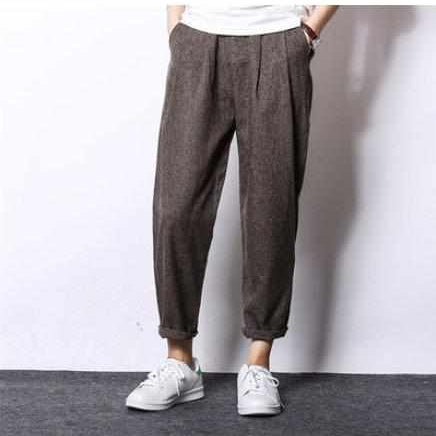 Neo Zen Casual Knitted Ankle Length Pants-Neo Dynasty - Dynasty Clothing MMA