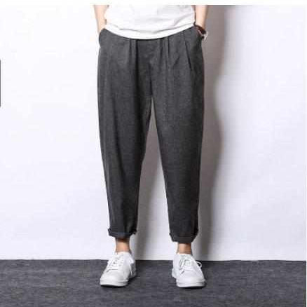 Neo Zen Casual Knitted Ankle Length Pants-Neo Dynasty - Dynasty Clothing MMA