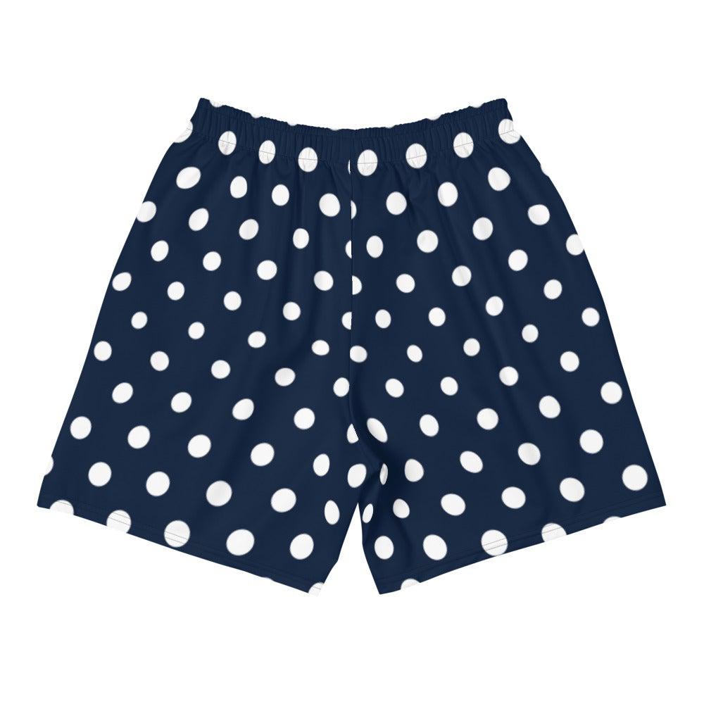Polkadot Active Training Workout Shorts (Navy)-Training Shorts - Dynasty Clothing MMA