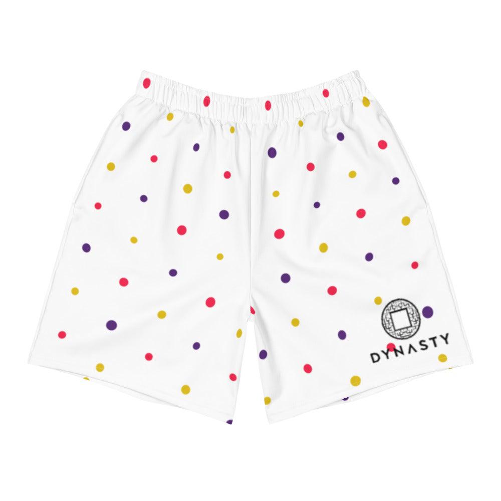 Polkadot Active Training Workout Shorts (Tri-Colour)-Training Shorts - Dynasty Clothing MMA