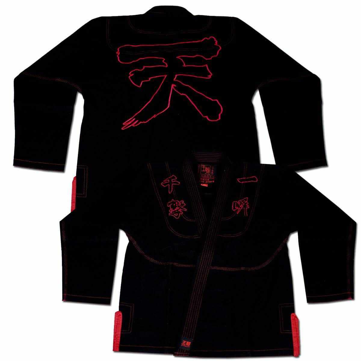 Raging Demon Hanfu Kimono BJJ Gi-Hanfu Kimono Gi - Dynasty Clothing MMA