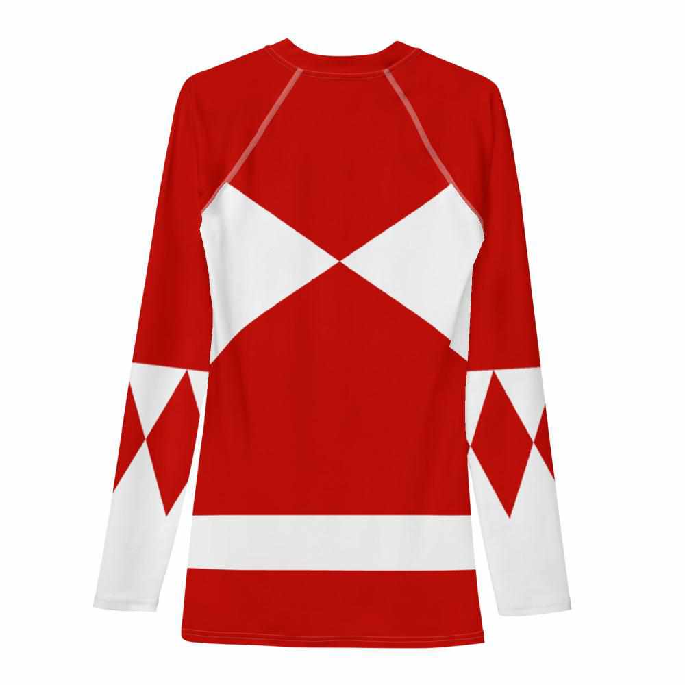 Red Ranger Rash Guard-Rash Guards - Dynasty Clothing MMA