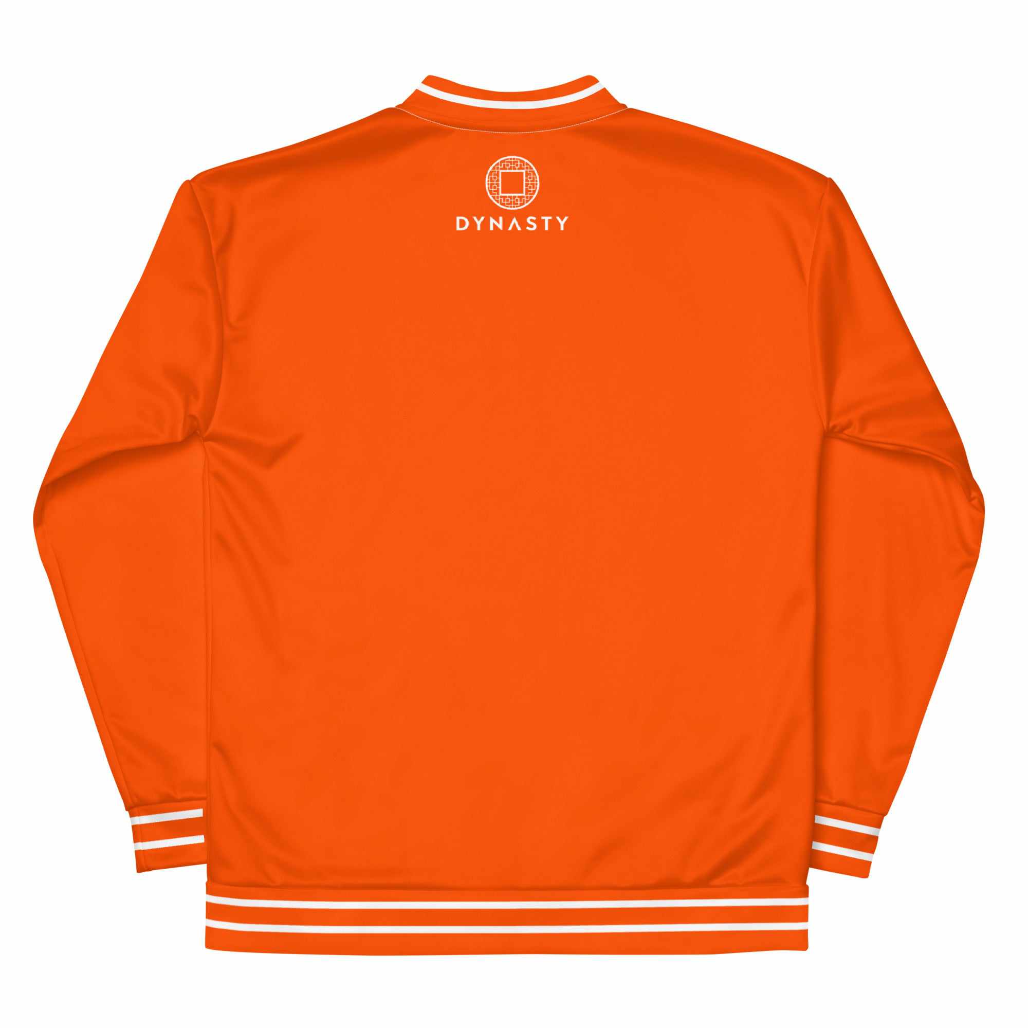 少林功夫 Shaolin Kung Fu Bomber Jacket (Orange)-Bomber Jacket - Dynasty Clothing MMA