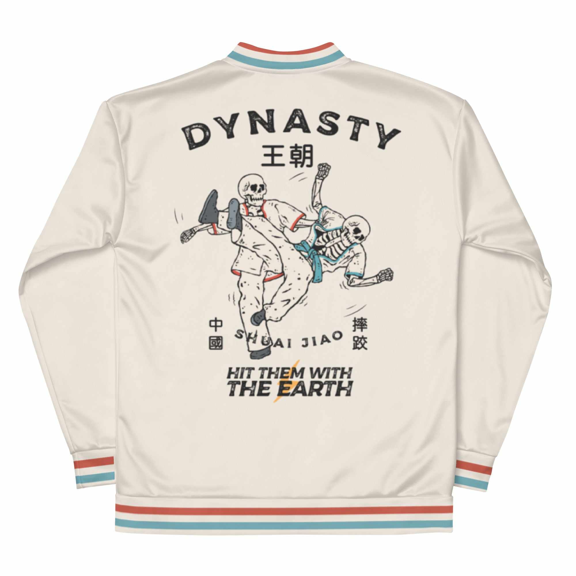 Shuai Jiao (Chinese Wrestling) "Till I Die" Bomber Jacket (Canvas)-Bomber Jacket - Dynasty Clothing MMA