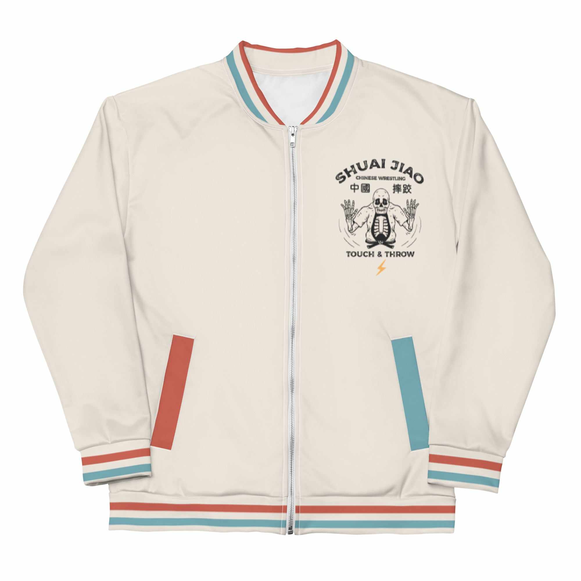 Shuai Jiao (Chinese Wrestling) "Till I Die" Bomber Jacket (Canvas)-Bomber Jacket - Dynasty Clothing MMA