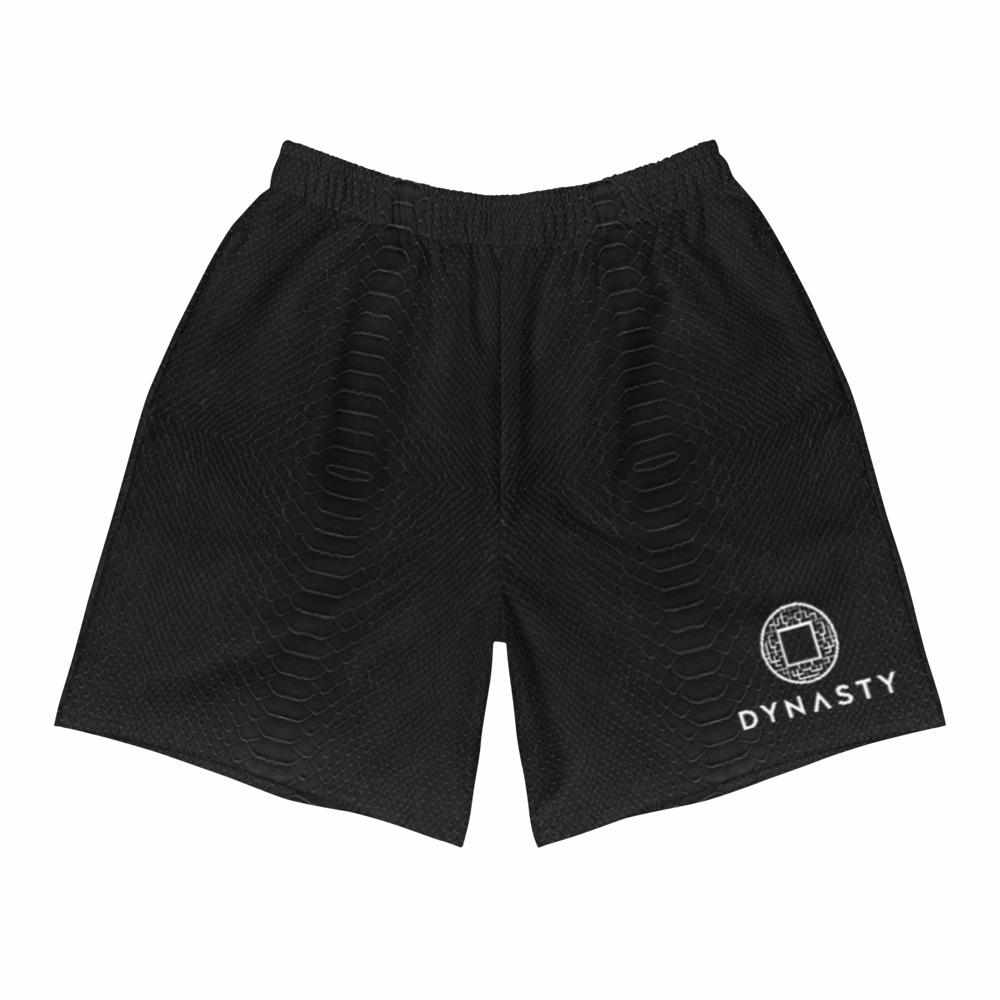 Snake Skin Active Training Workout Shorts (Black)-Training Shorts - Dynasty Clothing MMA