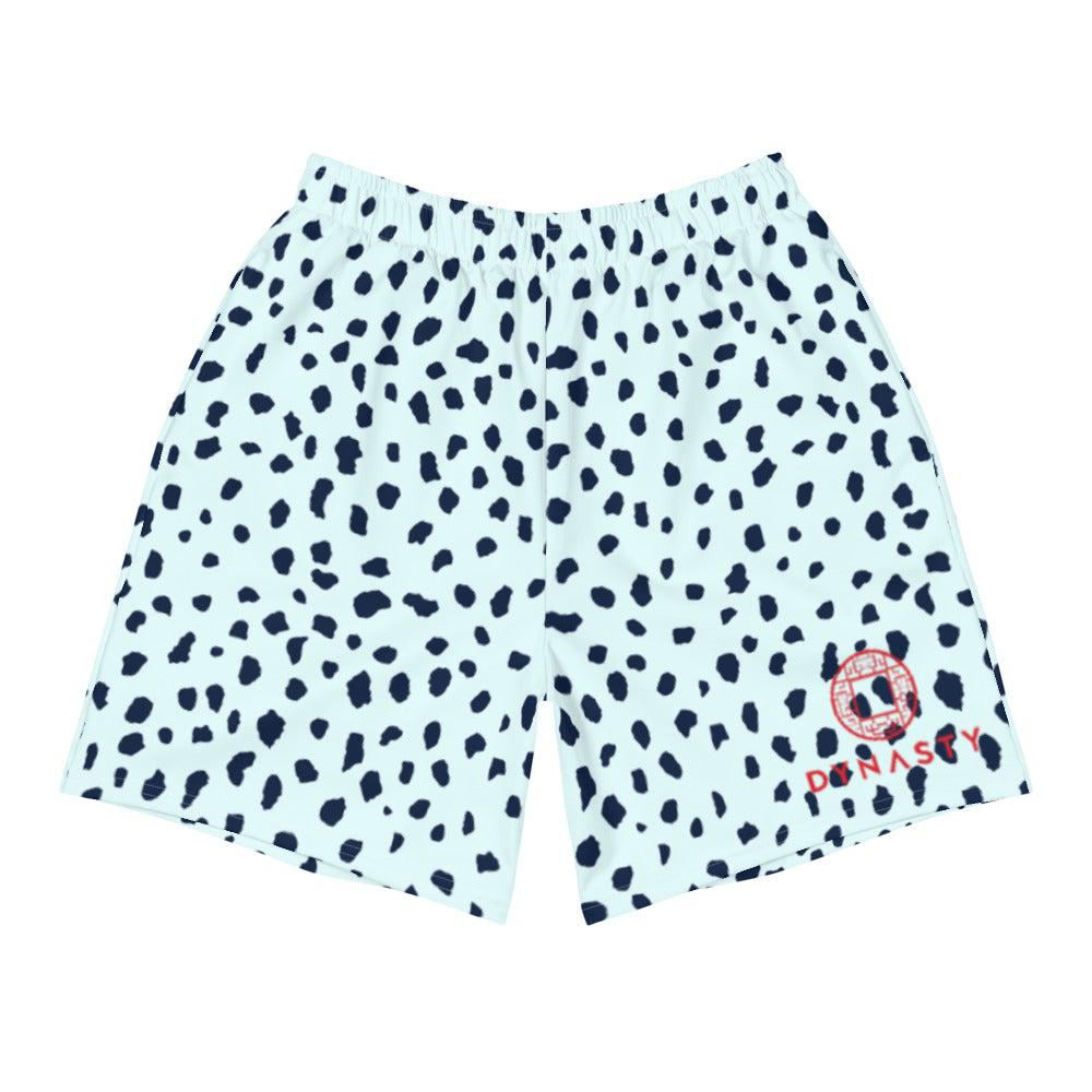 Spotted Print Active Training Workout Shorts (Mint)-Training Shorts - Dynasty Clothing MMA