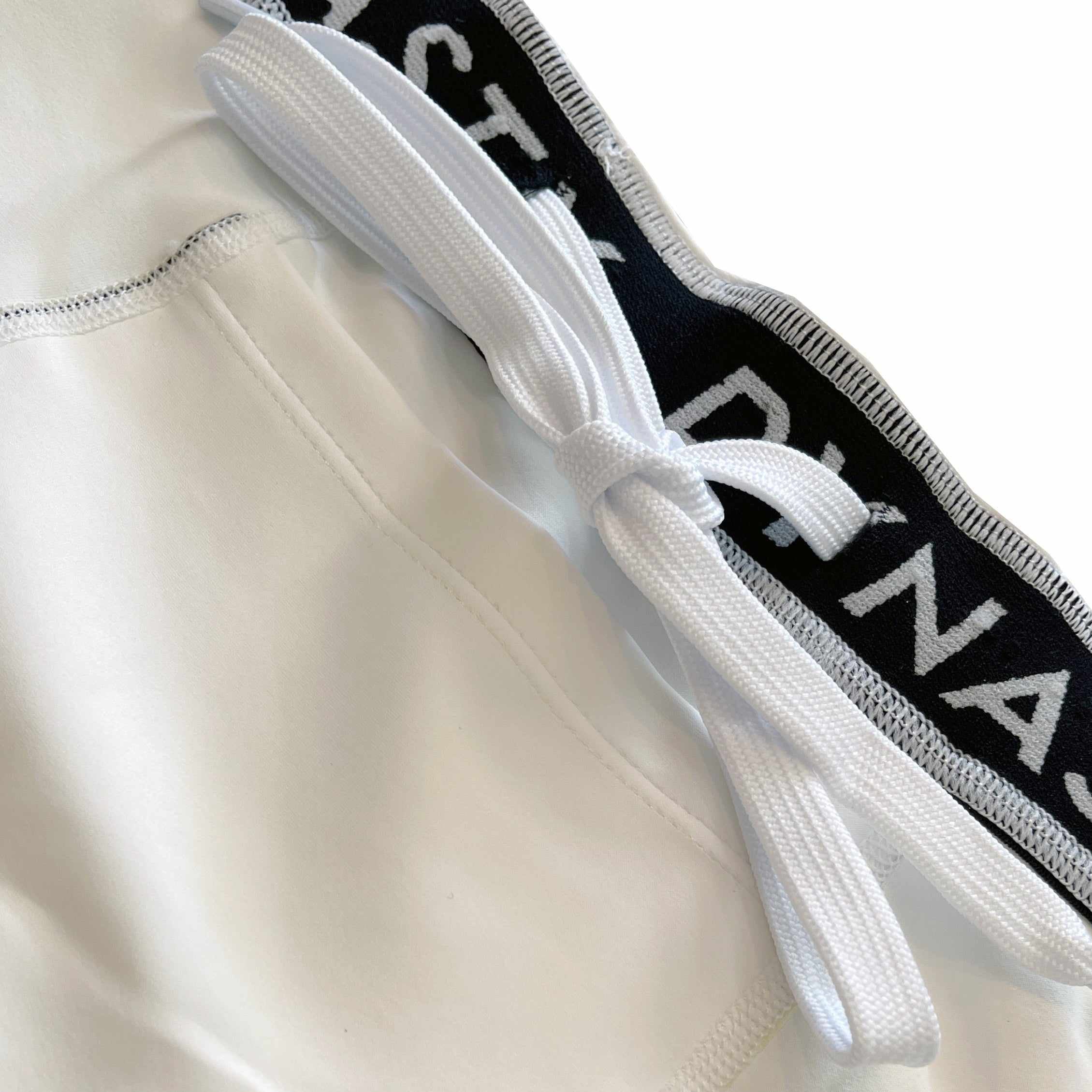Storm Riders Elite Compression Shorts (Vale Tudo) (White)-Compression Shorts - Dynasty Clothing MMA