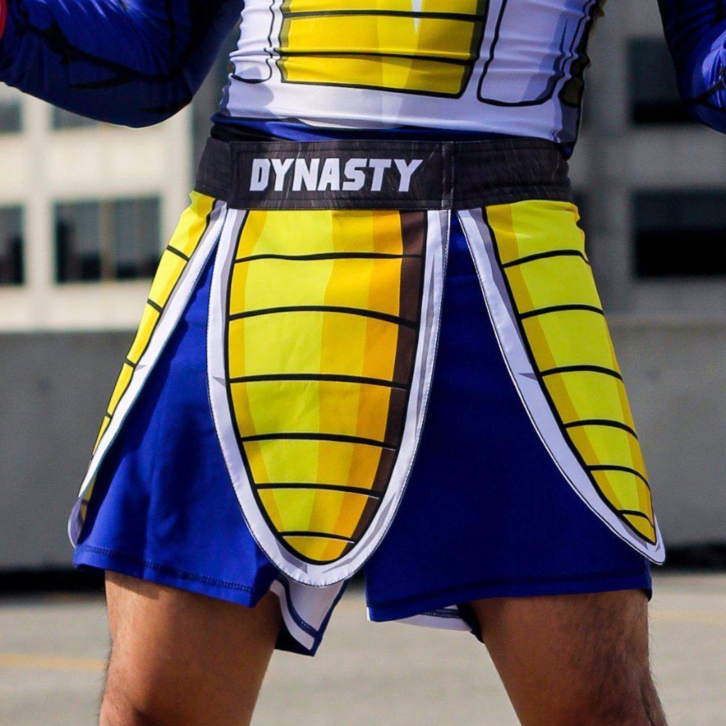Super Saiyan Armor Fight Shorts-Armor Shorts - Dynasty Clothing MMA
