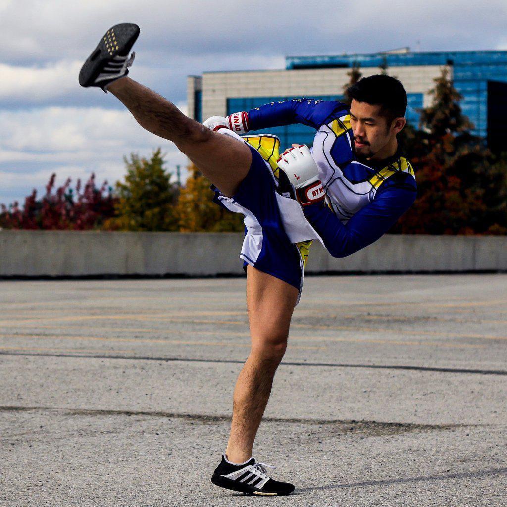 Super Saiyan Armor Fight Shorts-Armor Shorts - Dynasty Clothing MMA