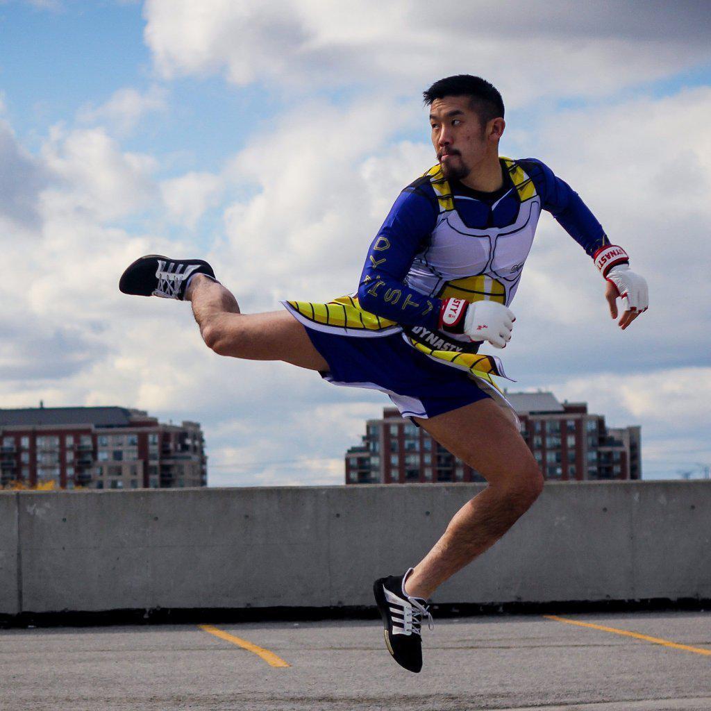 Super Saiyan Armor Fight Shorts-Armor Shorts - Dynasty Clothing MMA