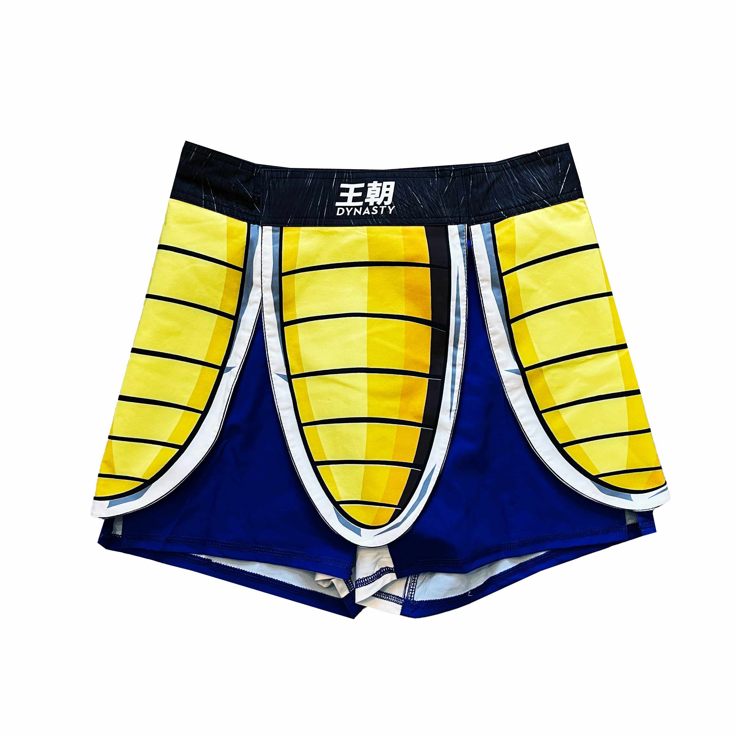 Super Saiyan Armor Fight Shorts-Armor Shorts - Dynasty Clothing MMA