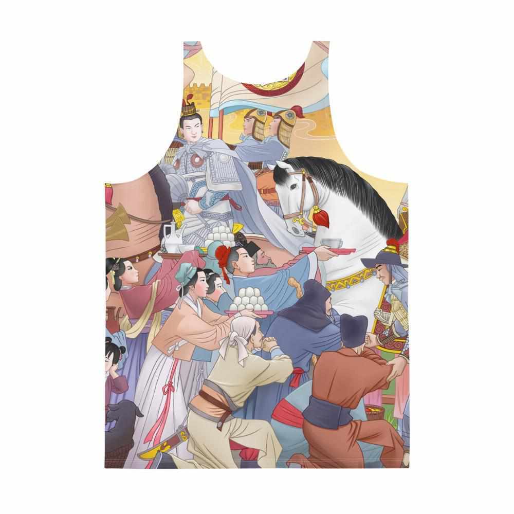 The Patriot (Yue Fei) Celebration Premium Sublimated Tank Top-Tank Tops - Dynasty Clothing MMA