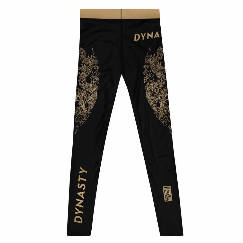 Triad Enforcer Grappling Spats (Black)-Grappling Spats / Tights - Dynasty Clothing MMA