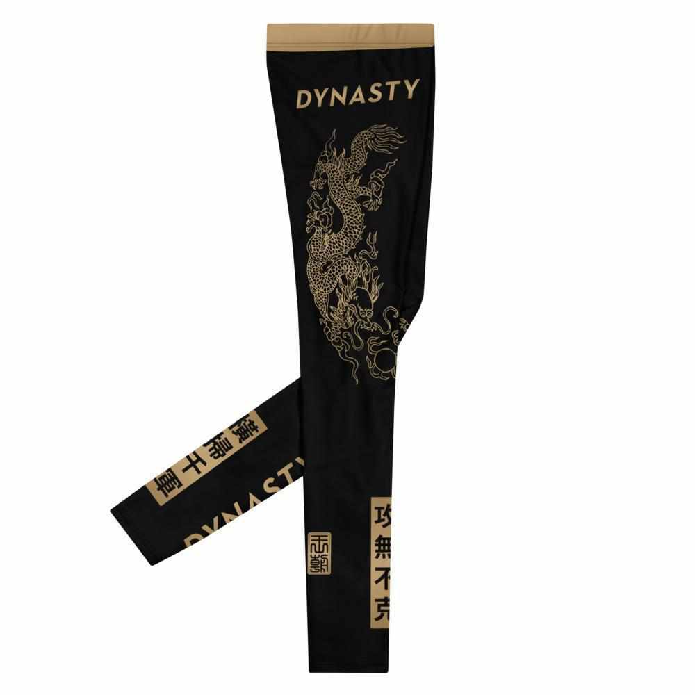 Triad Enforcer Grappling Spats (Black)-Grappling Spats / Tights - Dynasty Clothing MMA