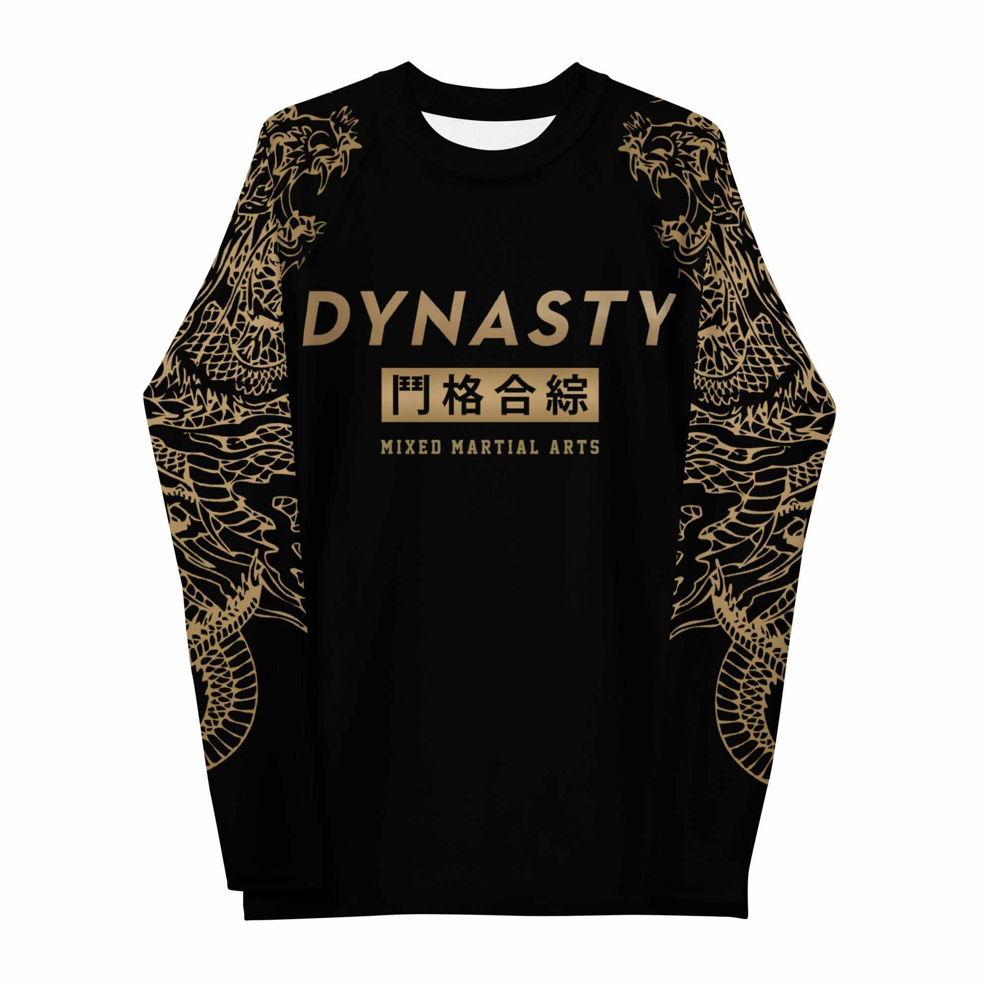 Triad Enforcer V3 Rash Guard (Black)-Rash Guards - Dynasty Clothing MMA