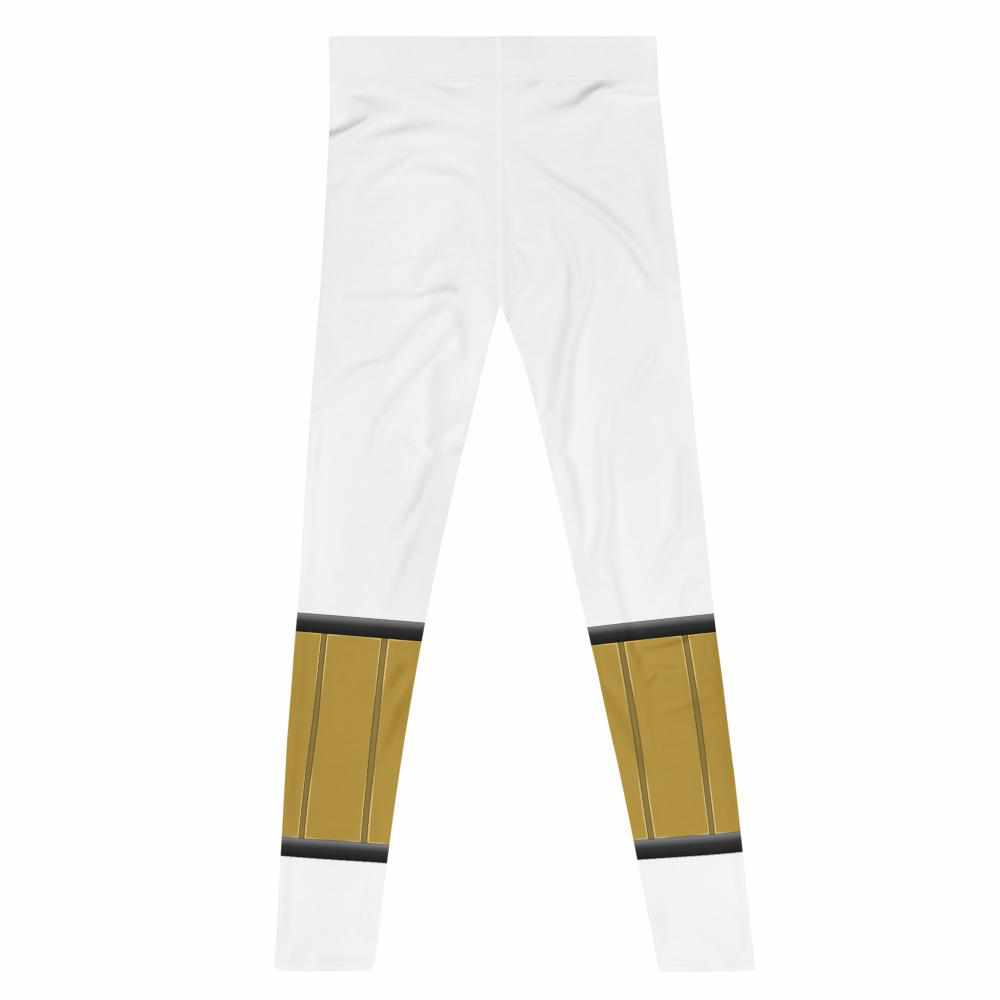 White Ranger Grappling Spats-Grappling Spats / Tights - Dynasty Clothing MMA