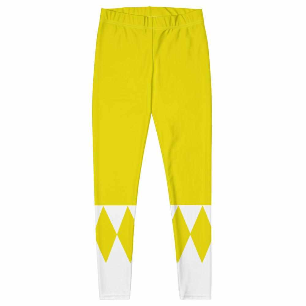 Yellow Ranger Women's Grappling Spats-Grappling Spats / Tights - Dynasty Clothing MMA