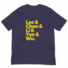 Chinese Martial Arts Legends T-Shirt (Yellow)-T-Shirts - Dynasty Clothing MMA