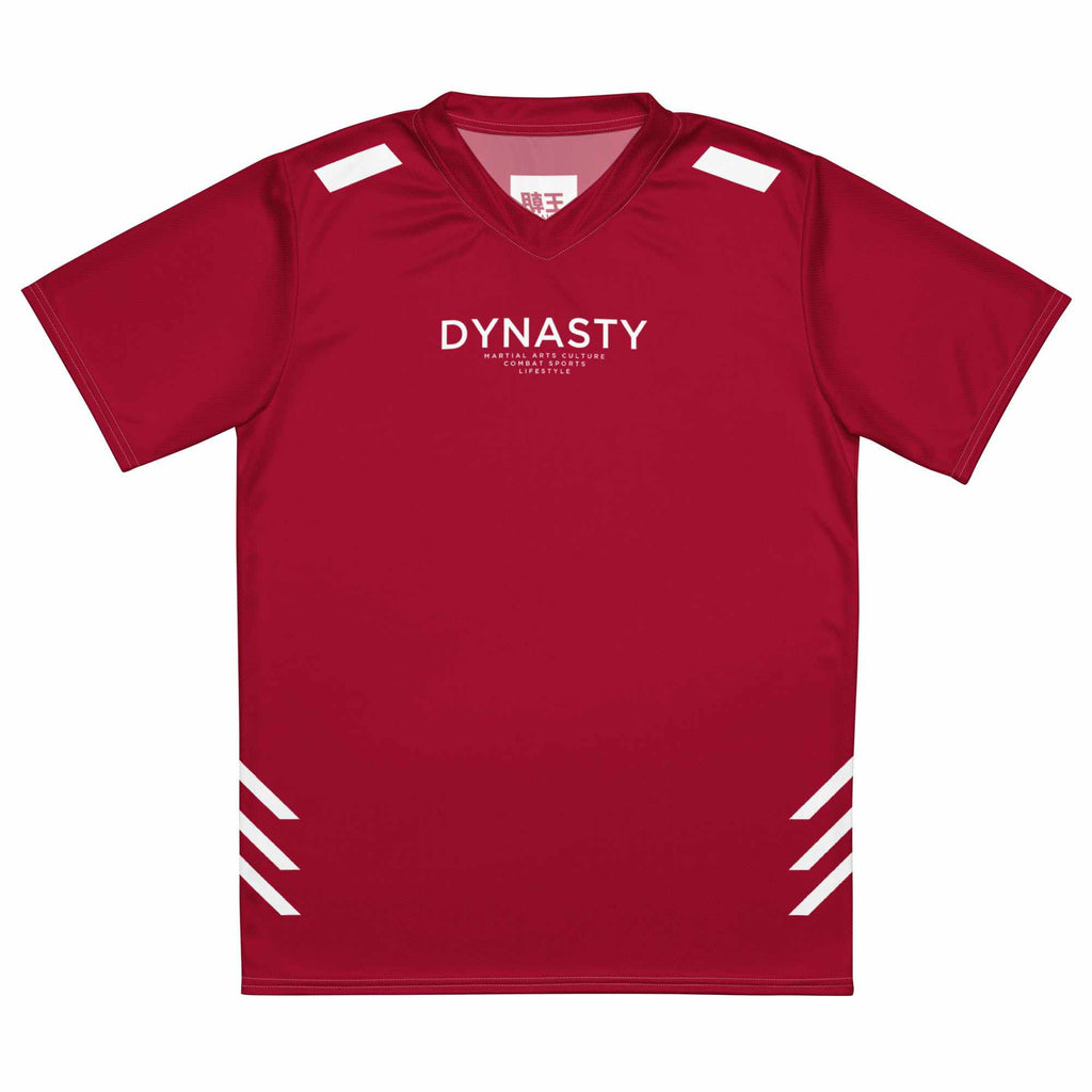 Dynasty Combat Sports Training Shirt (Crimson Red)-Training Shirts - Dynasty Clothing MMA
