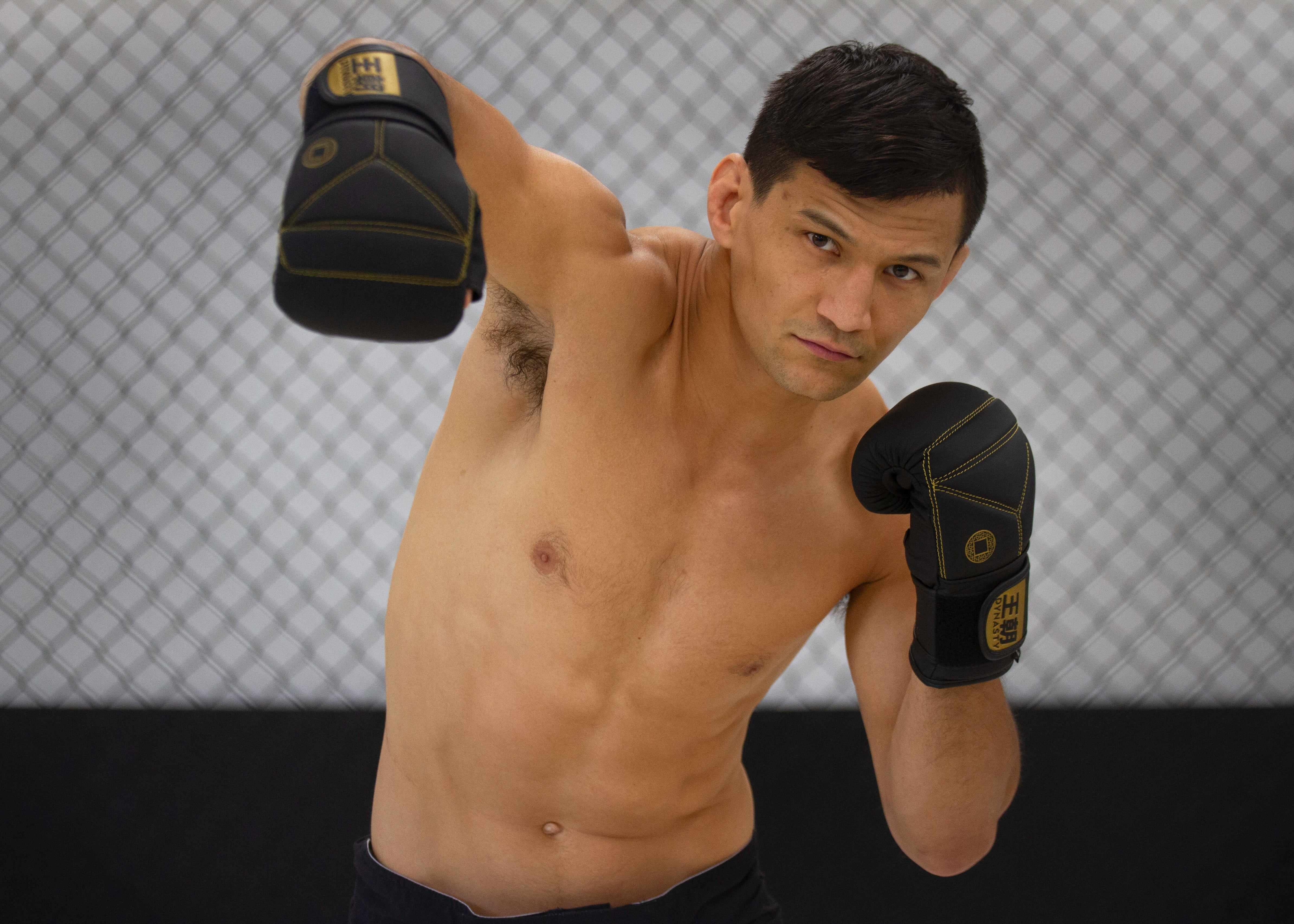 Dynasty Diamond Pro Old School Boxing Bag Gloves (Matte Black)-Boxing Gloves - Dynasty Clothing MMA