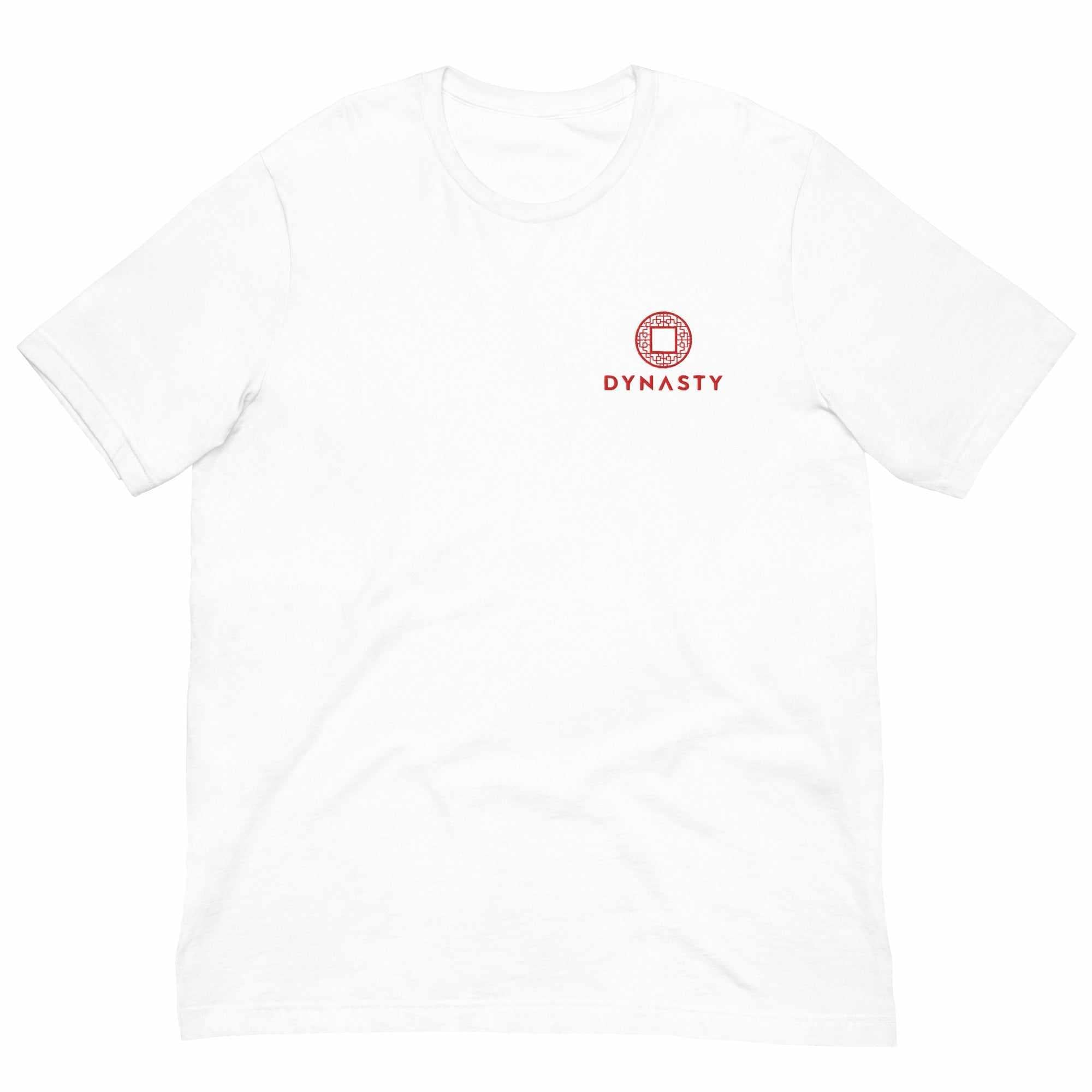 Dynasty Emblem Embroidered T-Shirt-T-Shirts - Dynasty Clothing MMA
