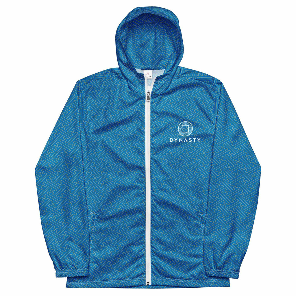 Dynasty Exquisite Windbreaker Jacket (Blue)-Hoodies / Sweaters - Dynasty Clothing MMA