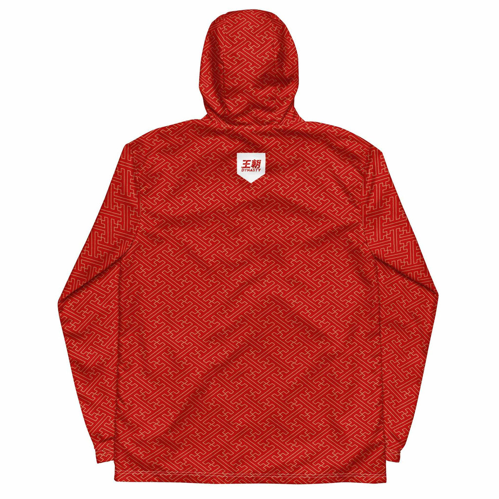 Dynasty Exquisite Windbreaker Jacket (Red)-Hoodies / Sweaters - Dynasty Clothing MMA