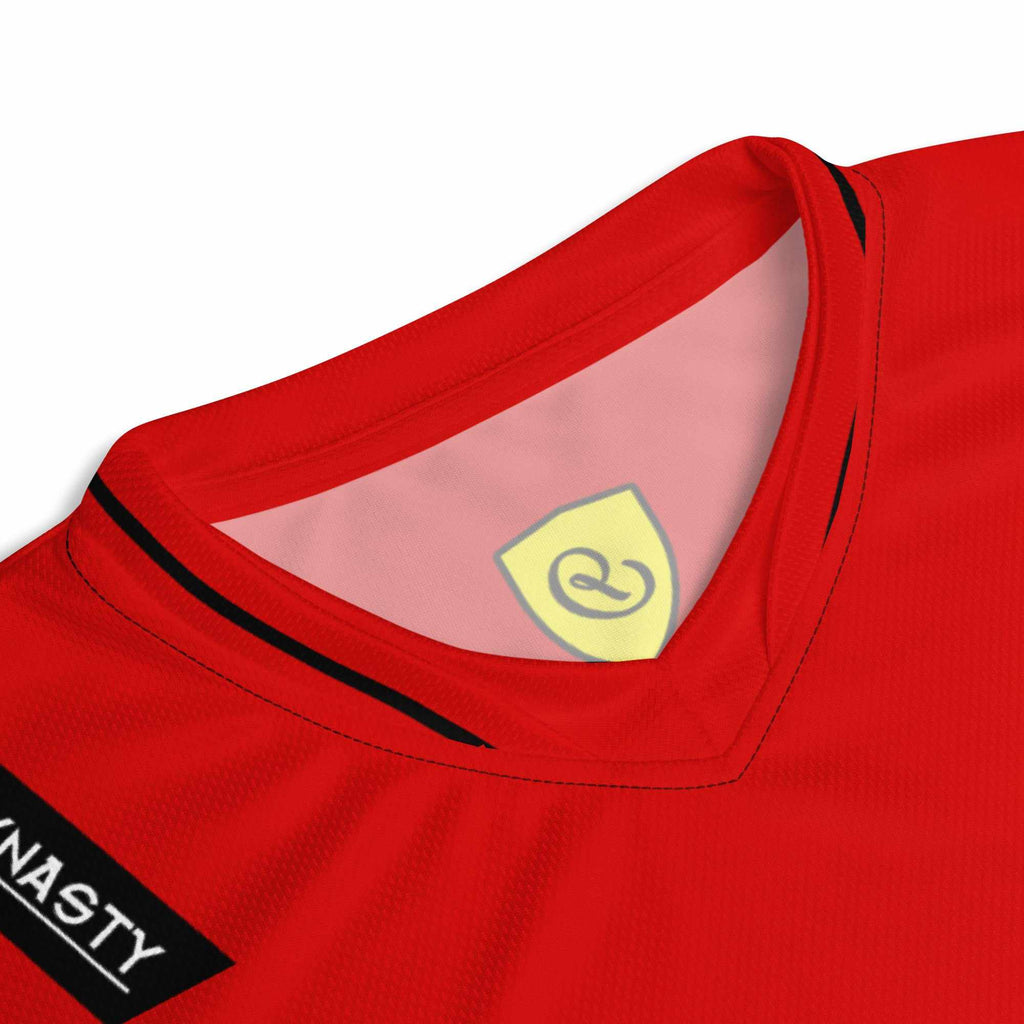 Dynasty "Ferrari" Racing Shirt (Red)-Training Shirts - Dynasty Clothing MMA