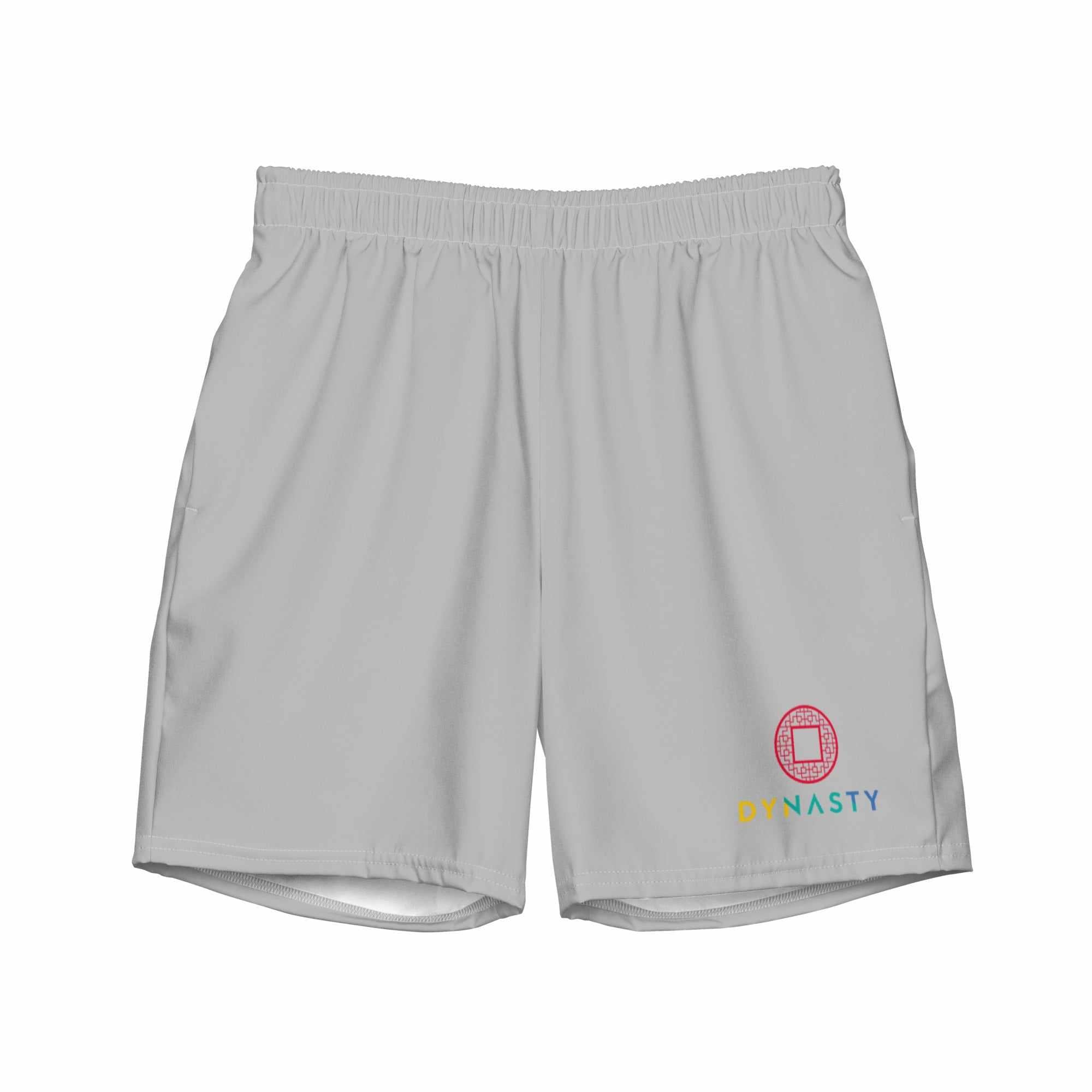 Dynasty Hybrid Emblem Board Shorts (RGB)-Hybrid Shorts - Dynasty Clothing MMA