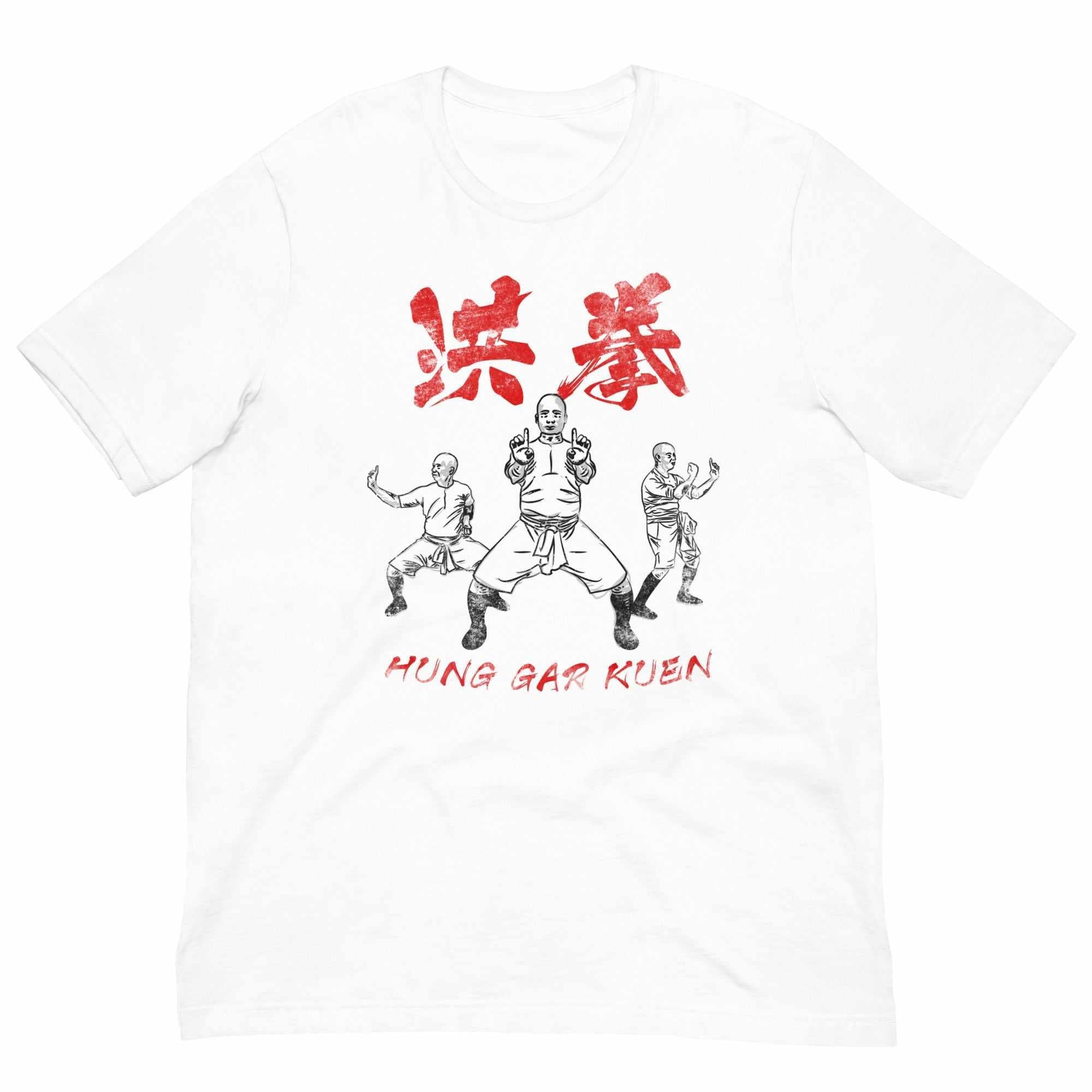 洪家拳功夫 Hung Gar Kuen Kung Fu T-Shirt-T-Shirts - Dynasty Clothing MMA