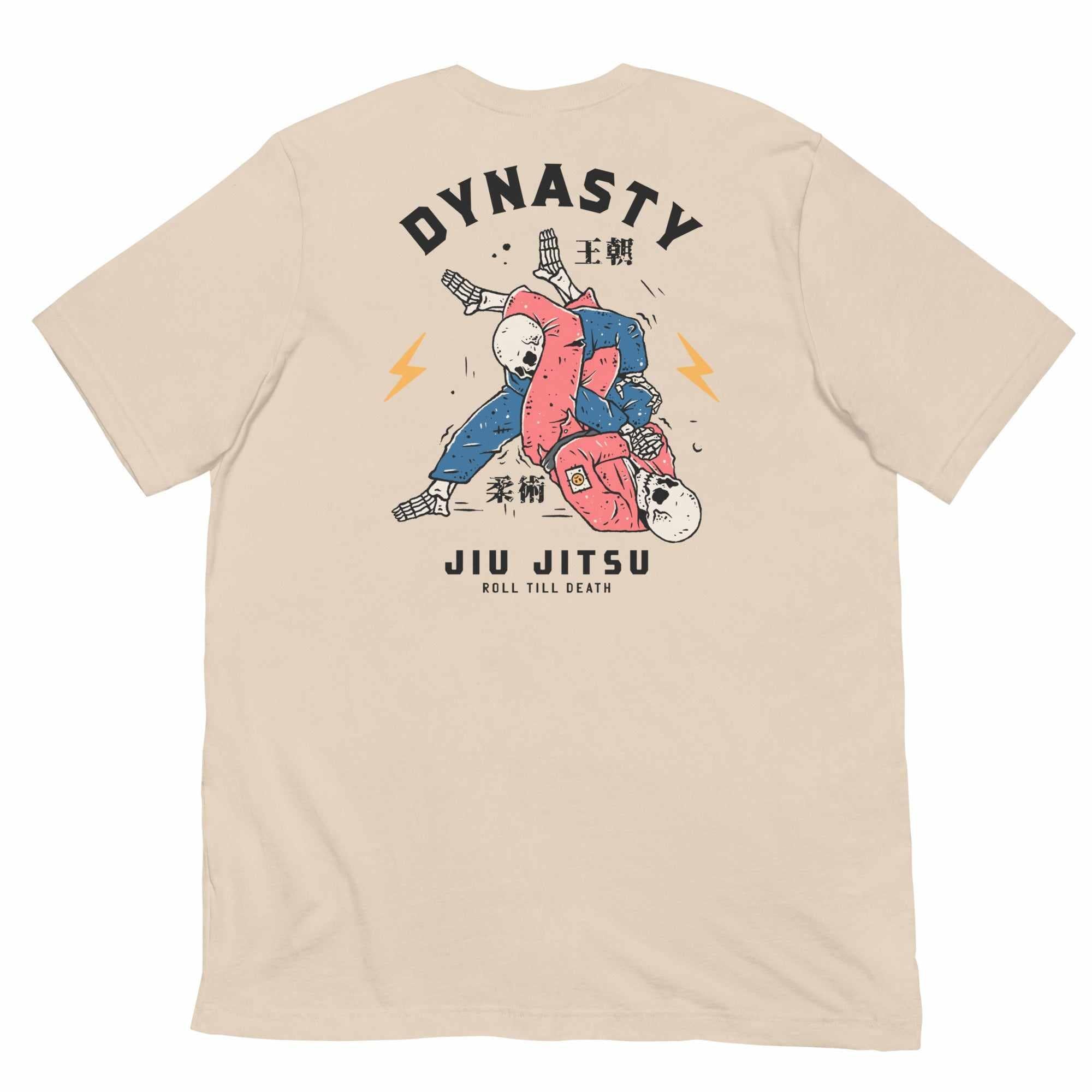 Jiu-Jitsu "Roll Till Death" T-Shirt (Black Belt)-T-Shirts - Dynasty Clothing MMA