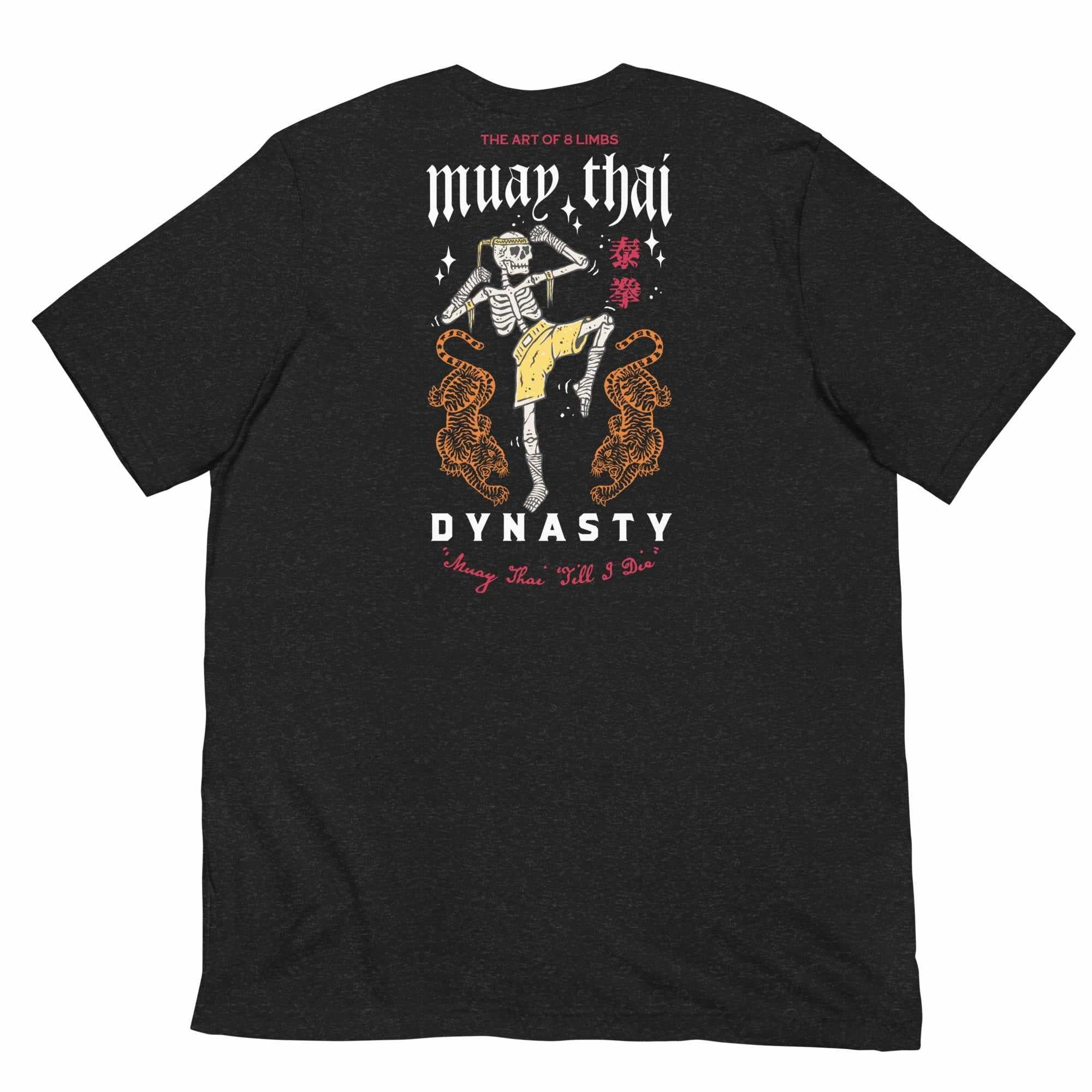 Muay Thai "Till I Die" T-Shirt (Dark)-T-Shirts - Dynasty Clothing MMA
