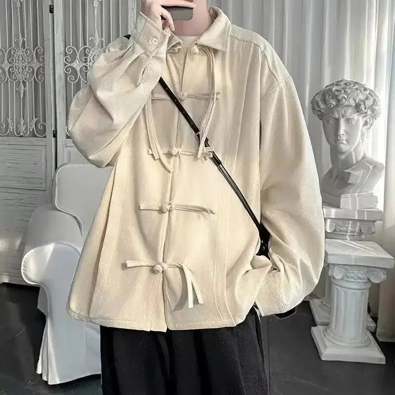 Neo Wave Kung Fu Button Oversized Jacket-Neo Dynasty - Dynasty Clothing MMA