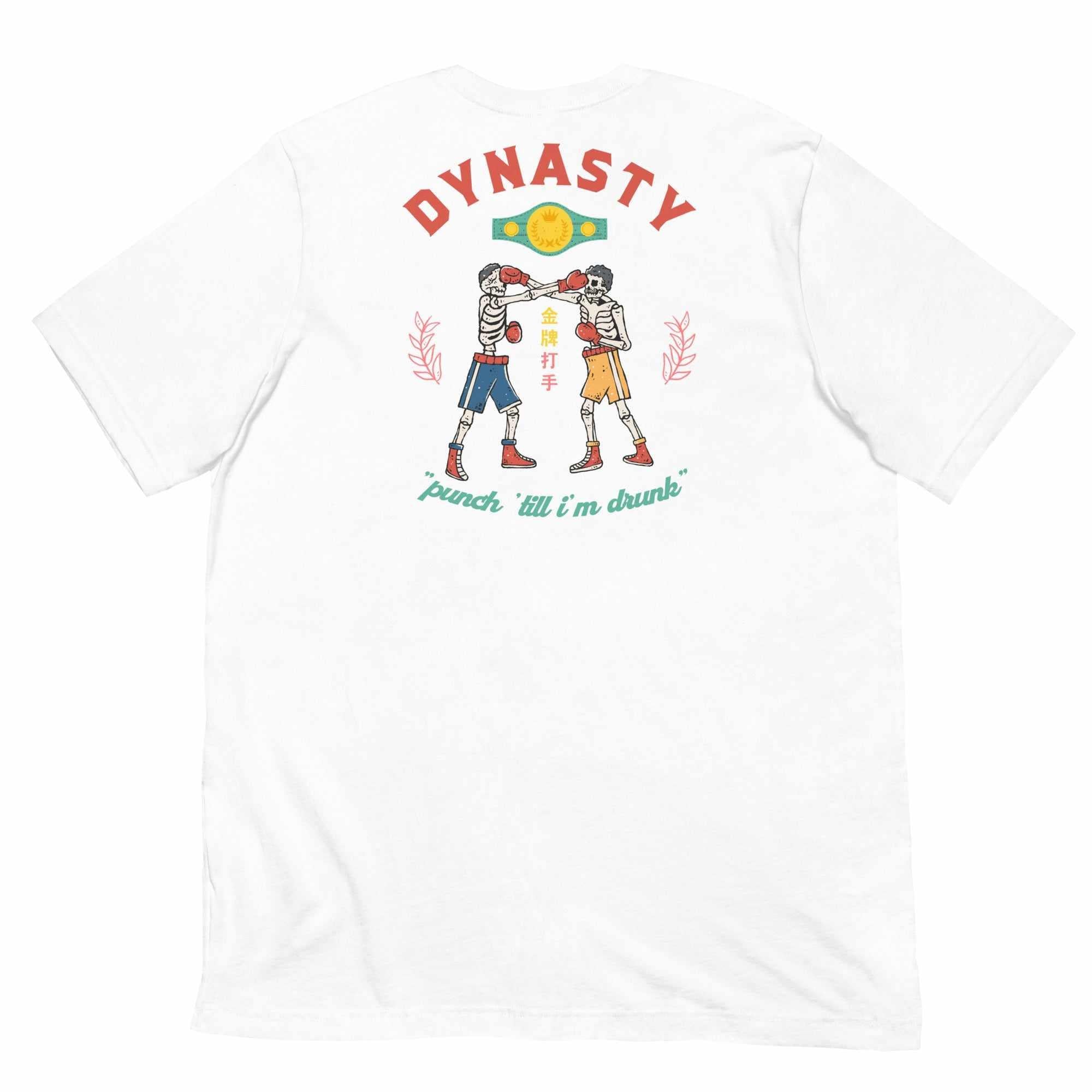 Old School Boxing Club "Punch 'Till I'm Drunk" T-Shirt-T-Shirts - Dynasty Clothing MMA