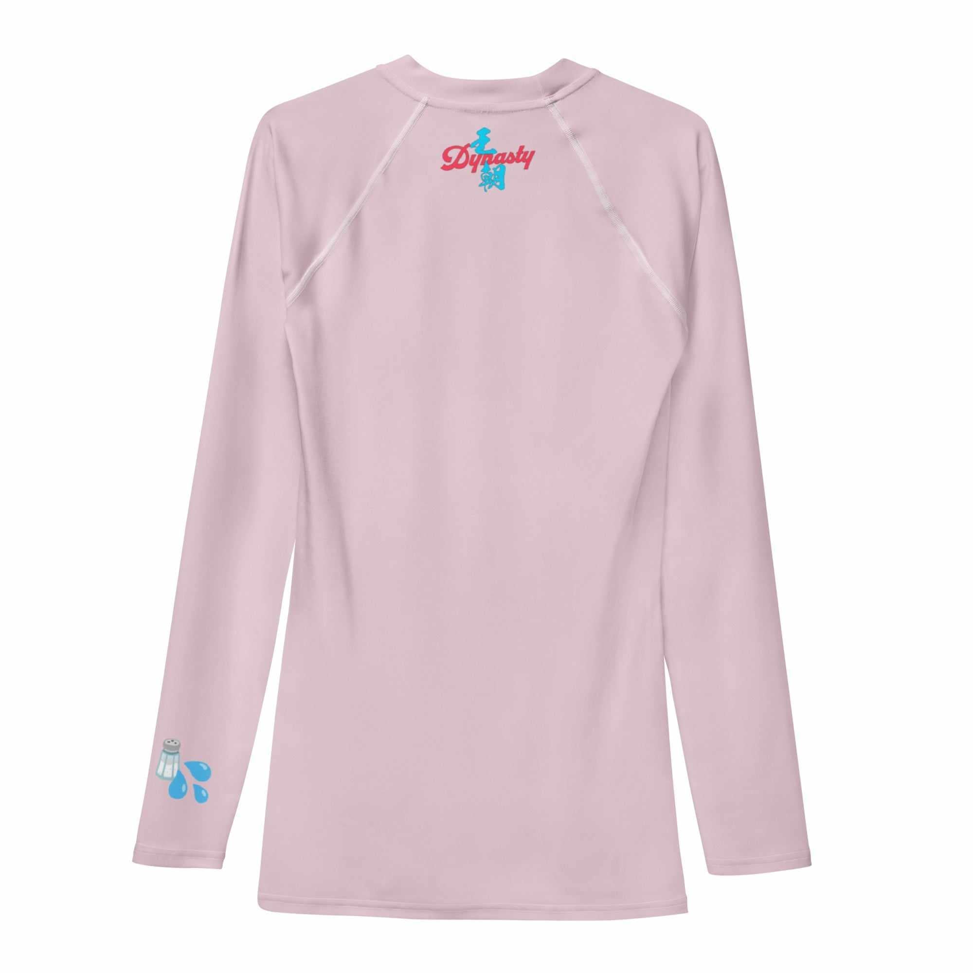 Salty Wet Jiu-Jitsu Club Rash Guard (Pink)-Rash Guards - Dynasty Clothing MMA