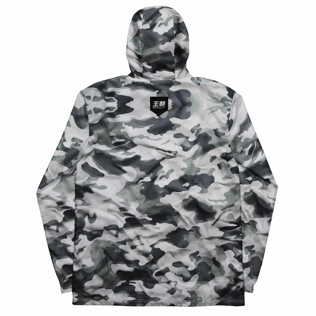 Tactical Camouflage Windbreaker Jacket (Arctic White)-Hoodies / Sweaters - Dynasty Clothing MMA