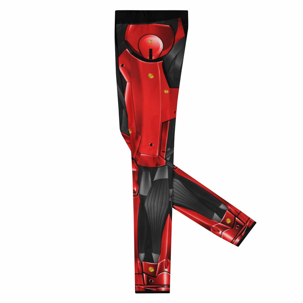 Cyborg Ninja Raiden Grappling Spats (Red)-Grappling Spats / Tights - Dynasty Clothing MMA