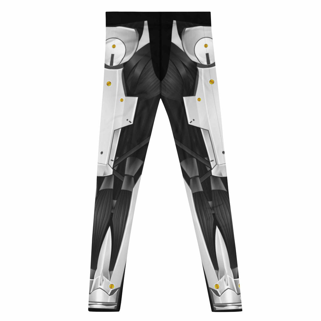 Cyborg Ninja Raiden Grappling Spats (White)-Grappling Spats / Tights - Dynasty Clothing MMA