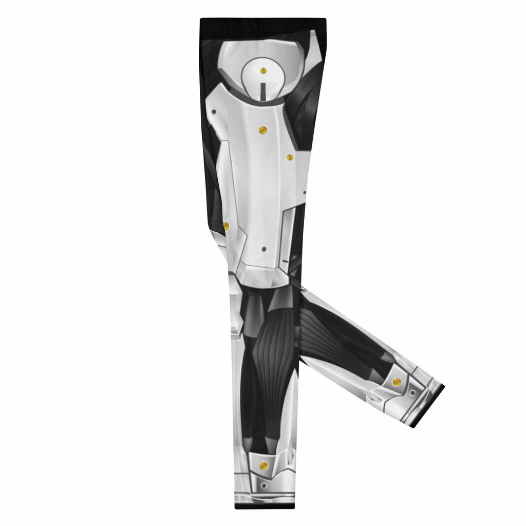 Cyborg Ninja Raiden Grappling Spats (White)-Grappling Spats / Tights - Dynasty Clothing MMA