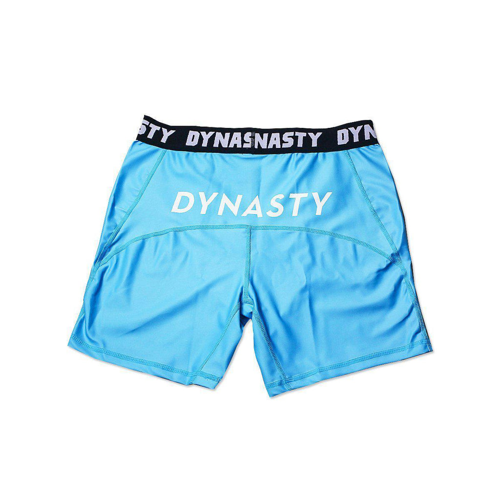 Dynasty Azure Elite Compression Shorts (Vale Tudo)-Compression Shorts - Dynasty Clothing MMA