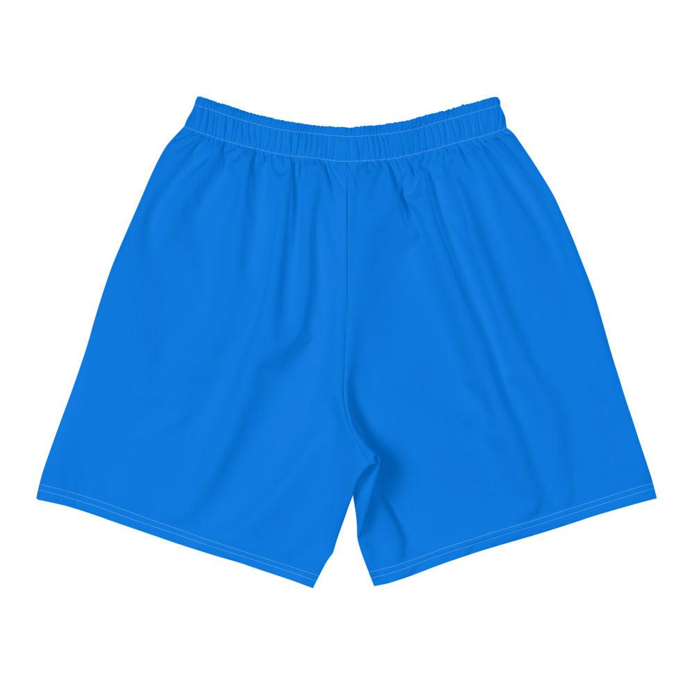 Dynasty Emblem Active Training Workout Shorts (Blue)-Training Shorts - Dynasty Clothing MMA
