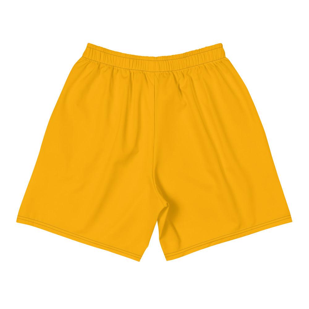 Dynasty Emblem Active Training Workout Shorts (Yellow)-Training Shorts - Dynasty Clothing MMA