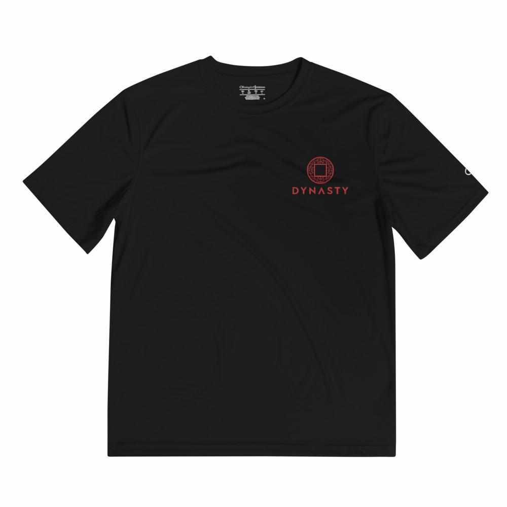 Dynasty Emblem Embroidered Champion Performance T-Shirt-Essentials - Dynasty Clothing MMA