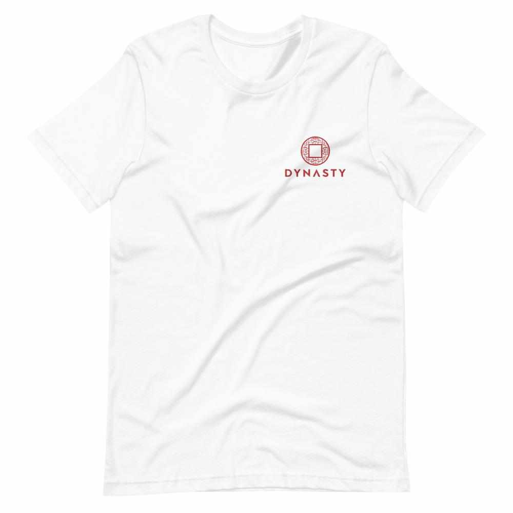 Dynasty Emblem Embroidered T-Shirt-T-Shirts - Dynasty Clothing MMA