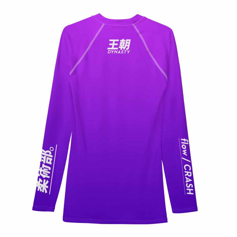 Dynasty IBJJF Competition Rash Guard (Purple)-Rash Guards - Dynasty Clothing MMA