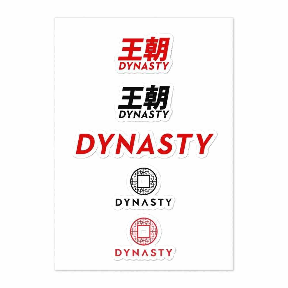 Dynasty Logo Sticker Sheet-Accessories - Dynasty Clothing MMA